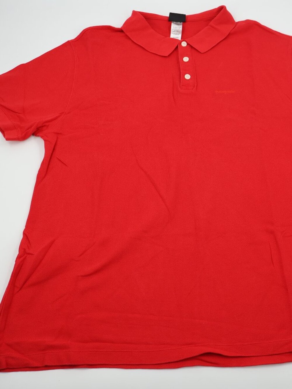 Patagonia Organic Cotton Polo Shirt Mens XXL Red Short Sleeve Pique Knit Logo